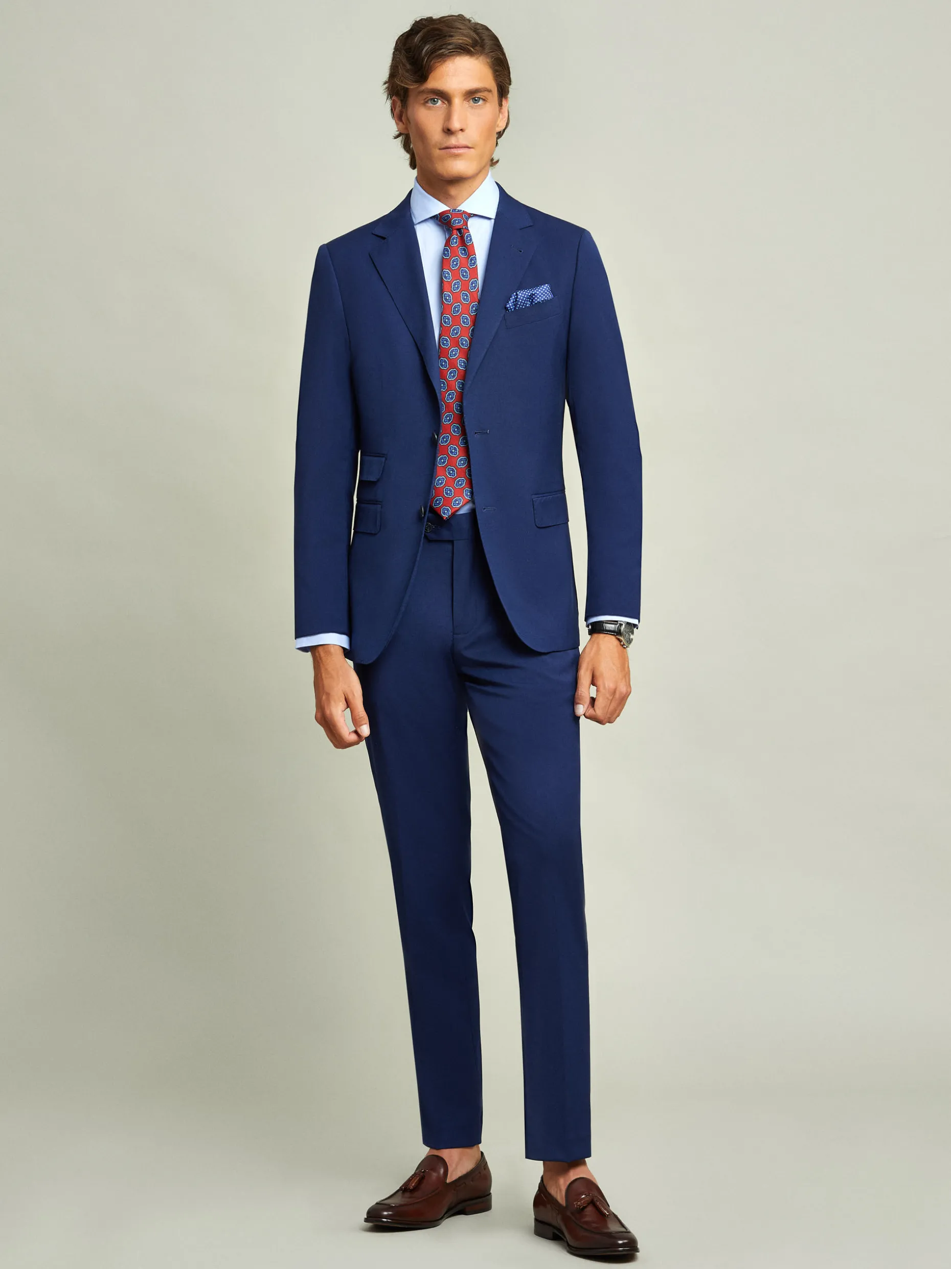 AMERICANA PLAIN SLIM AZUL