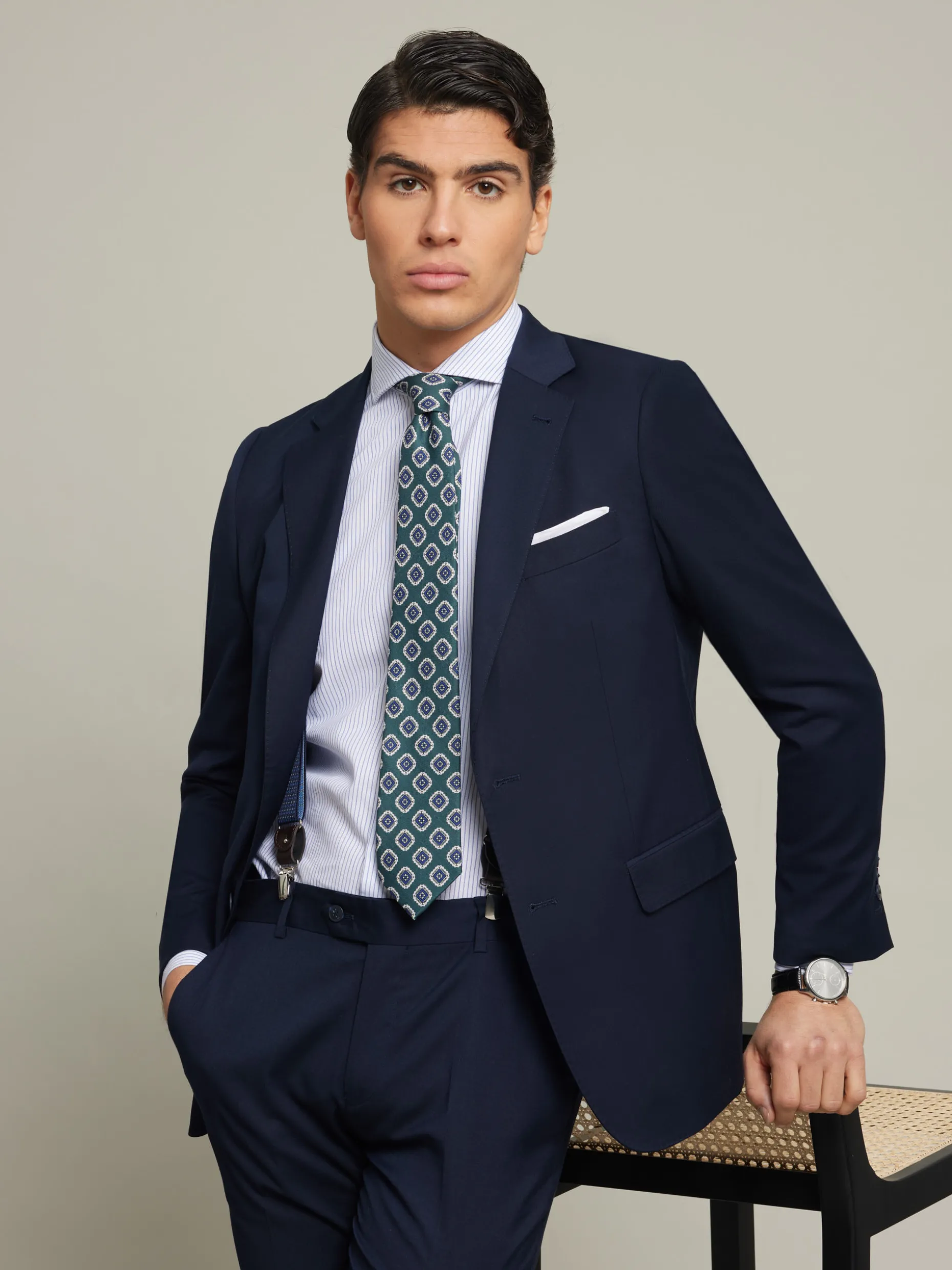 AMERICANA TWILL AZUL MARINO