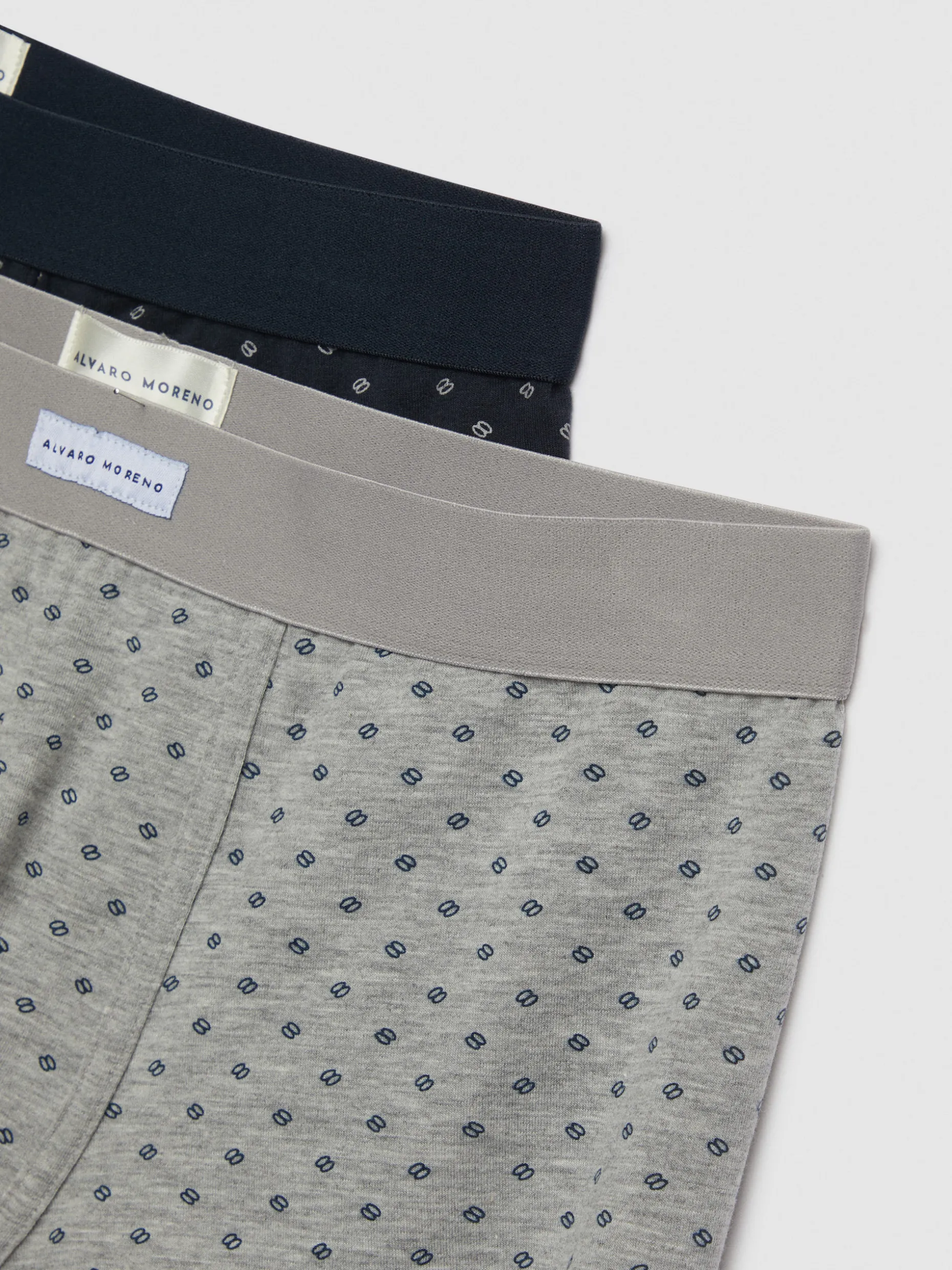 BOXER GRAIN AZUL MARINO