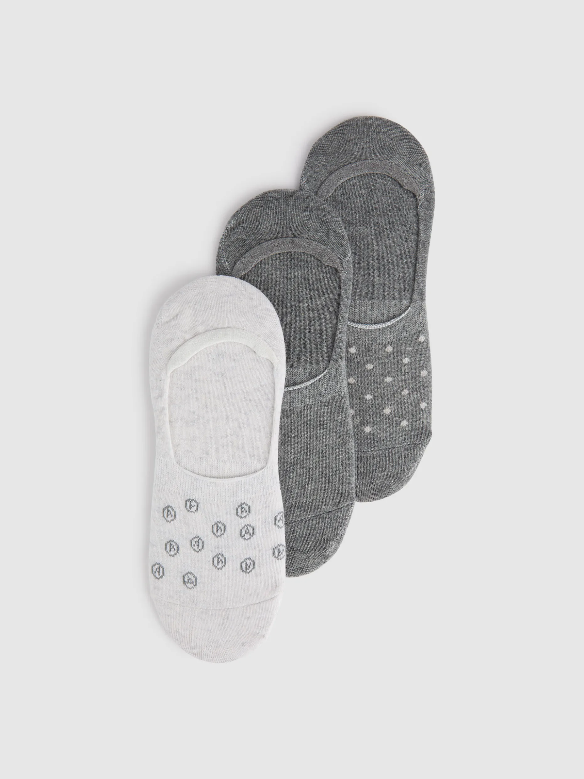 CALCETINES INVISIBLES GRIS