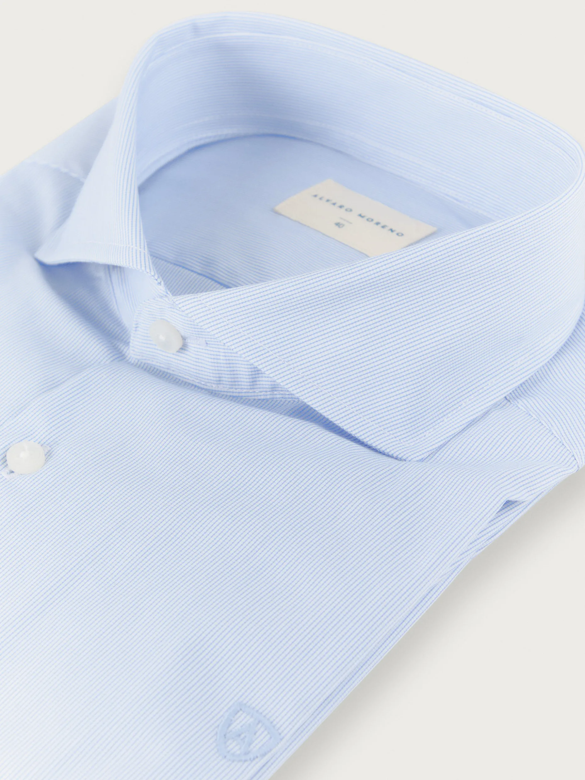 CAMISA COMFORT MICRO CHECKS CELESTE