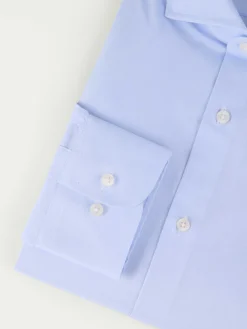 CAMISA COMFORT MIL RAYAS CELESTE