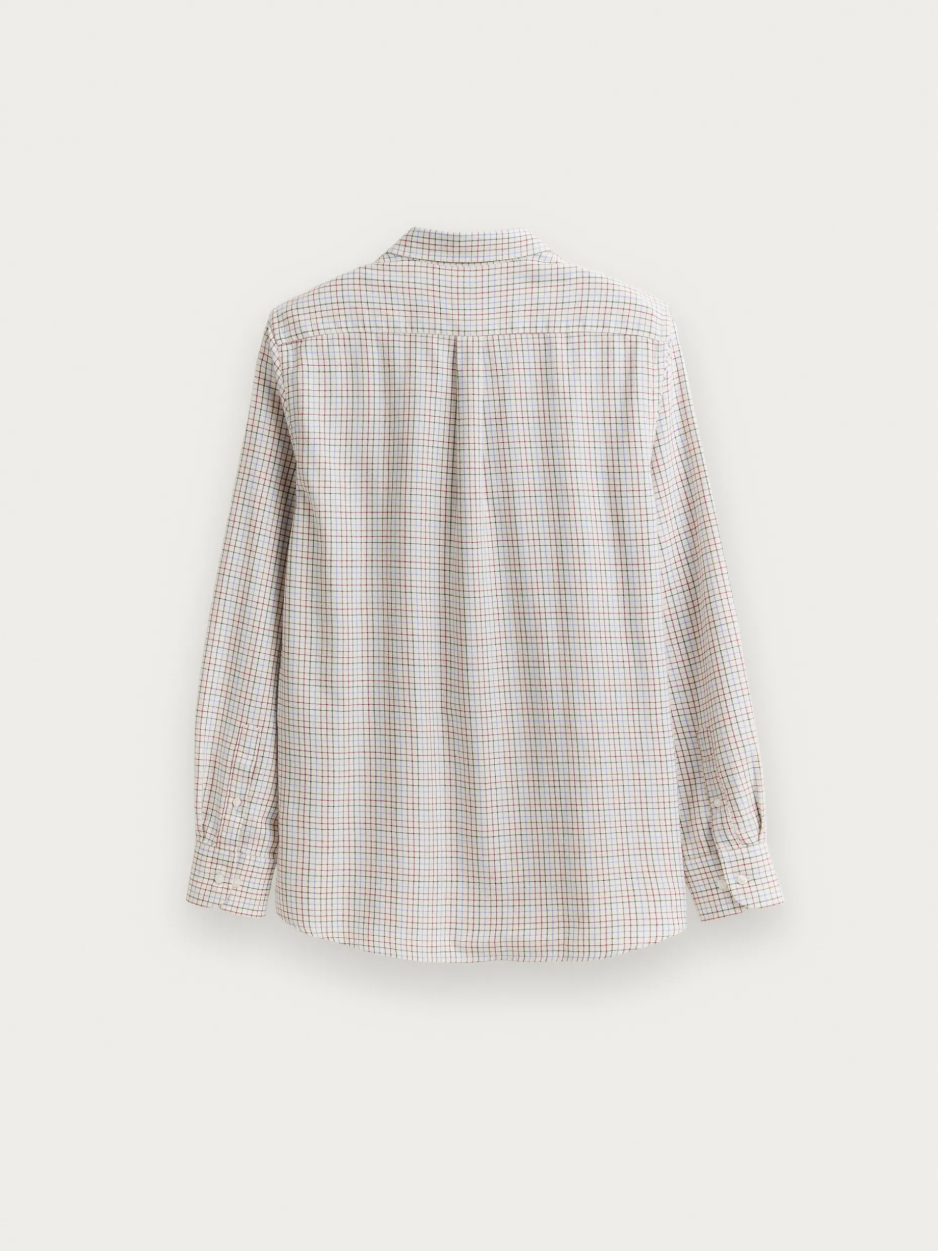 CAMISA FLANNEL CHECKS BURDEOS