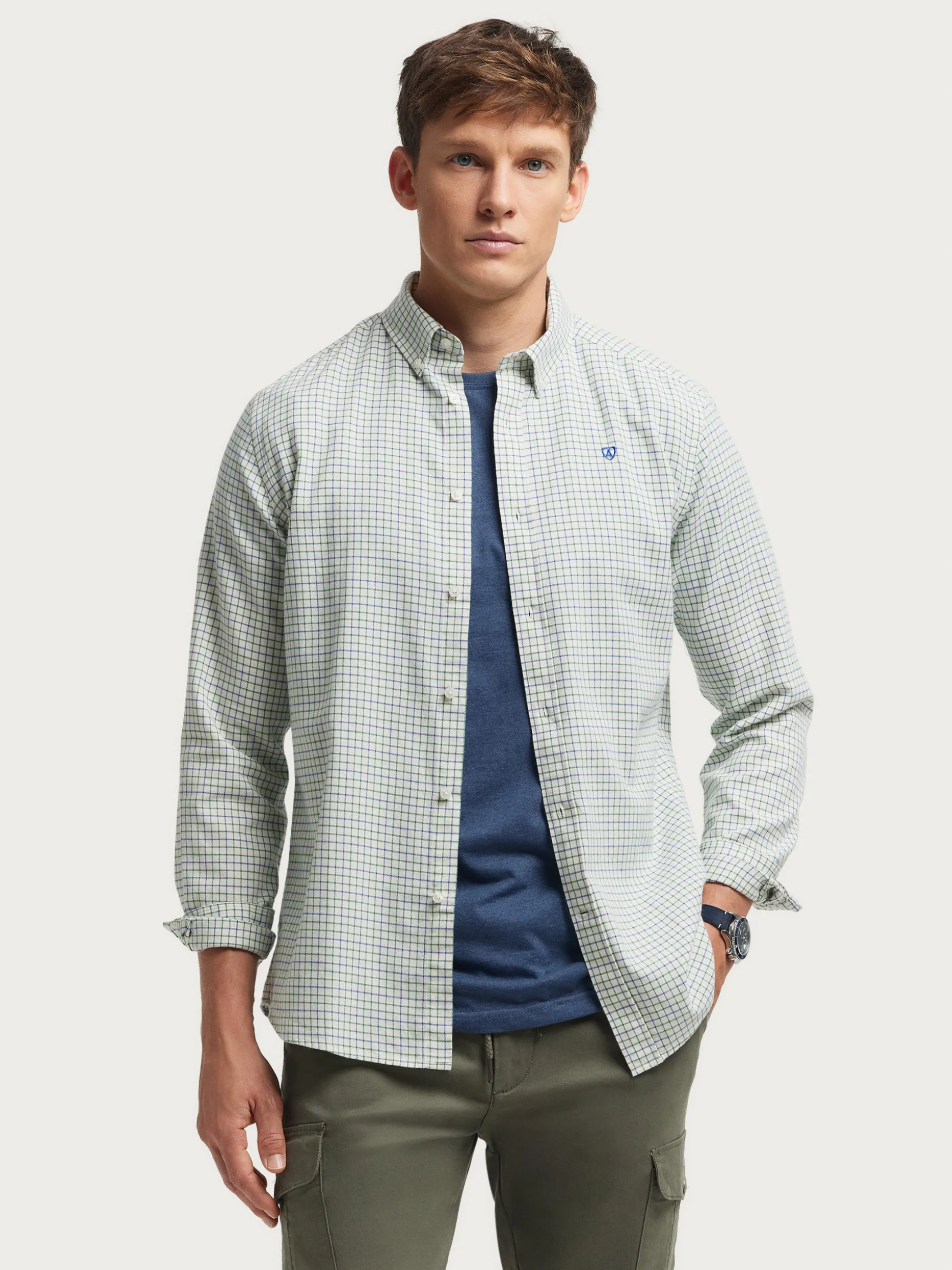 CAMISA FLANNEL CHECKS VERDE