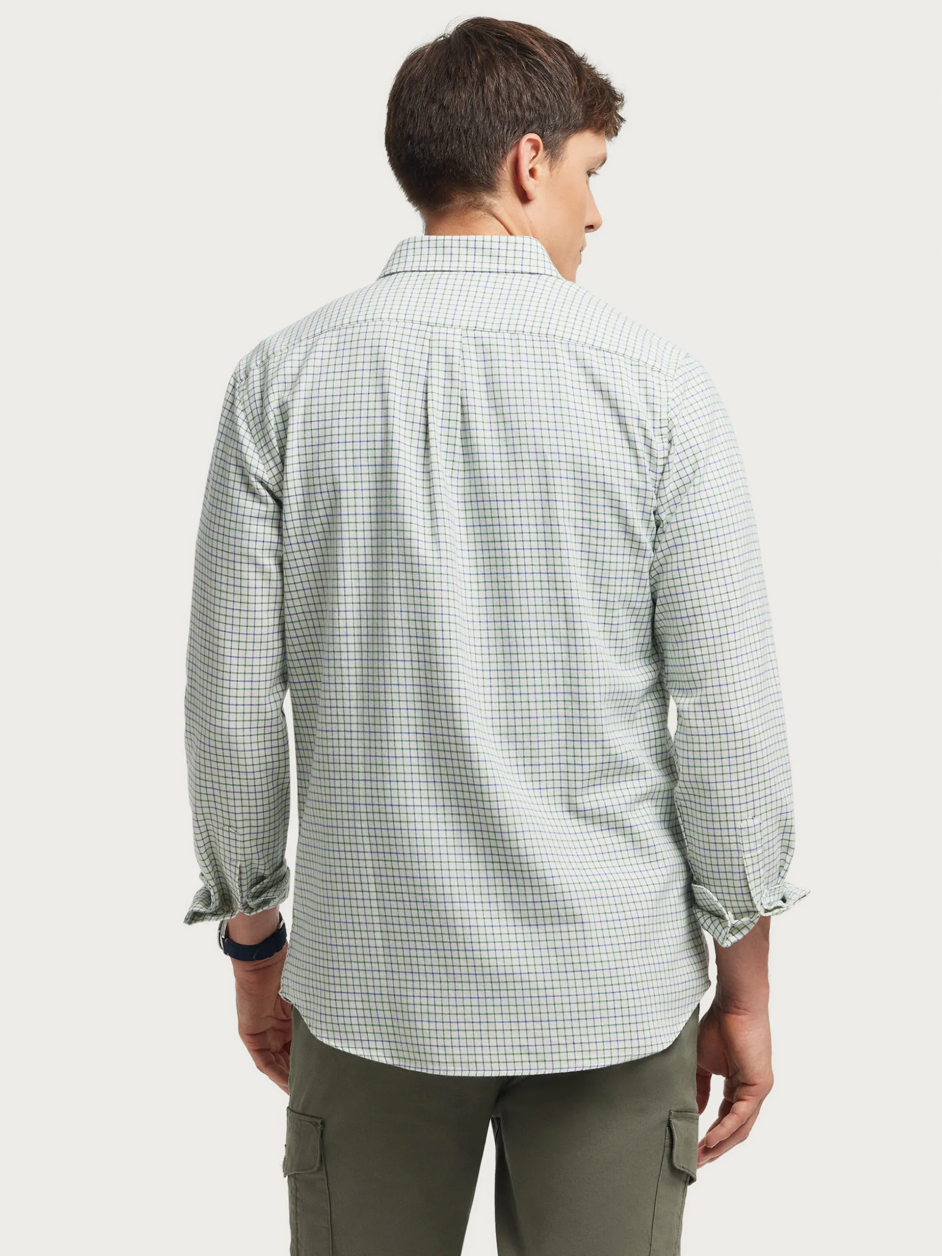 CAMISA FLANNEL CHECKS VERDE