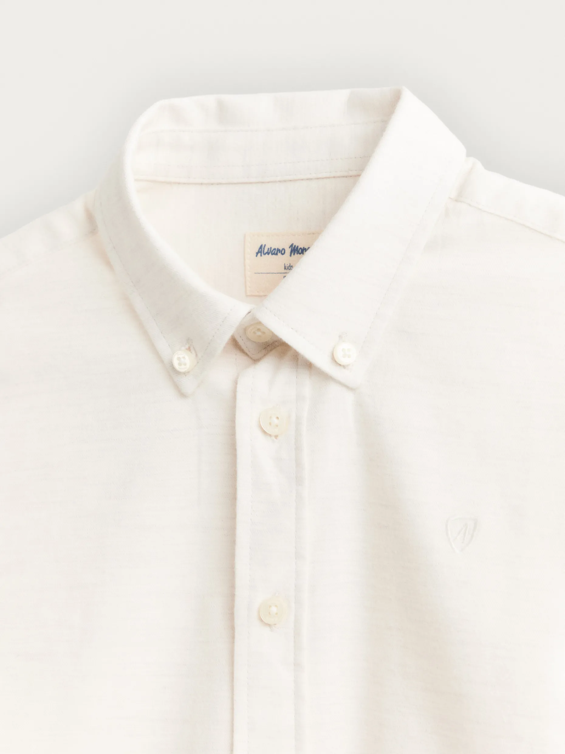 CAMISA FLANNEL TWILL KIDS CRUDO