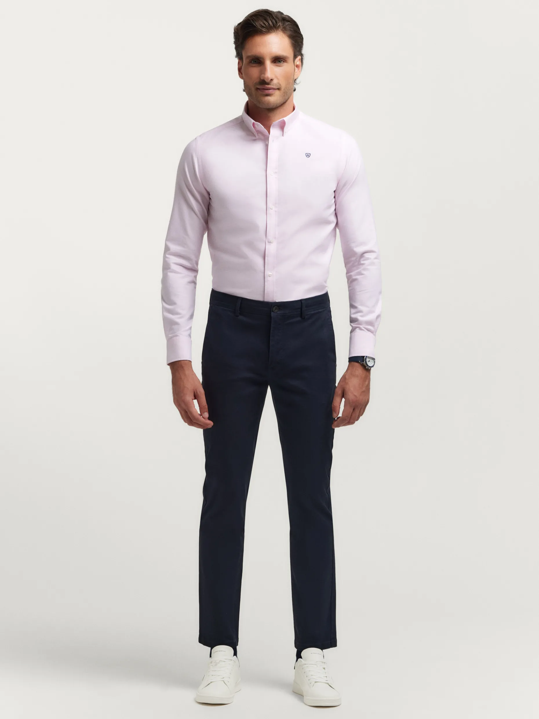 CAMISA OXFORD BASIC ROSA