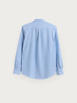 CAMISA OXFORD CHAMBRAY CELESTE