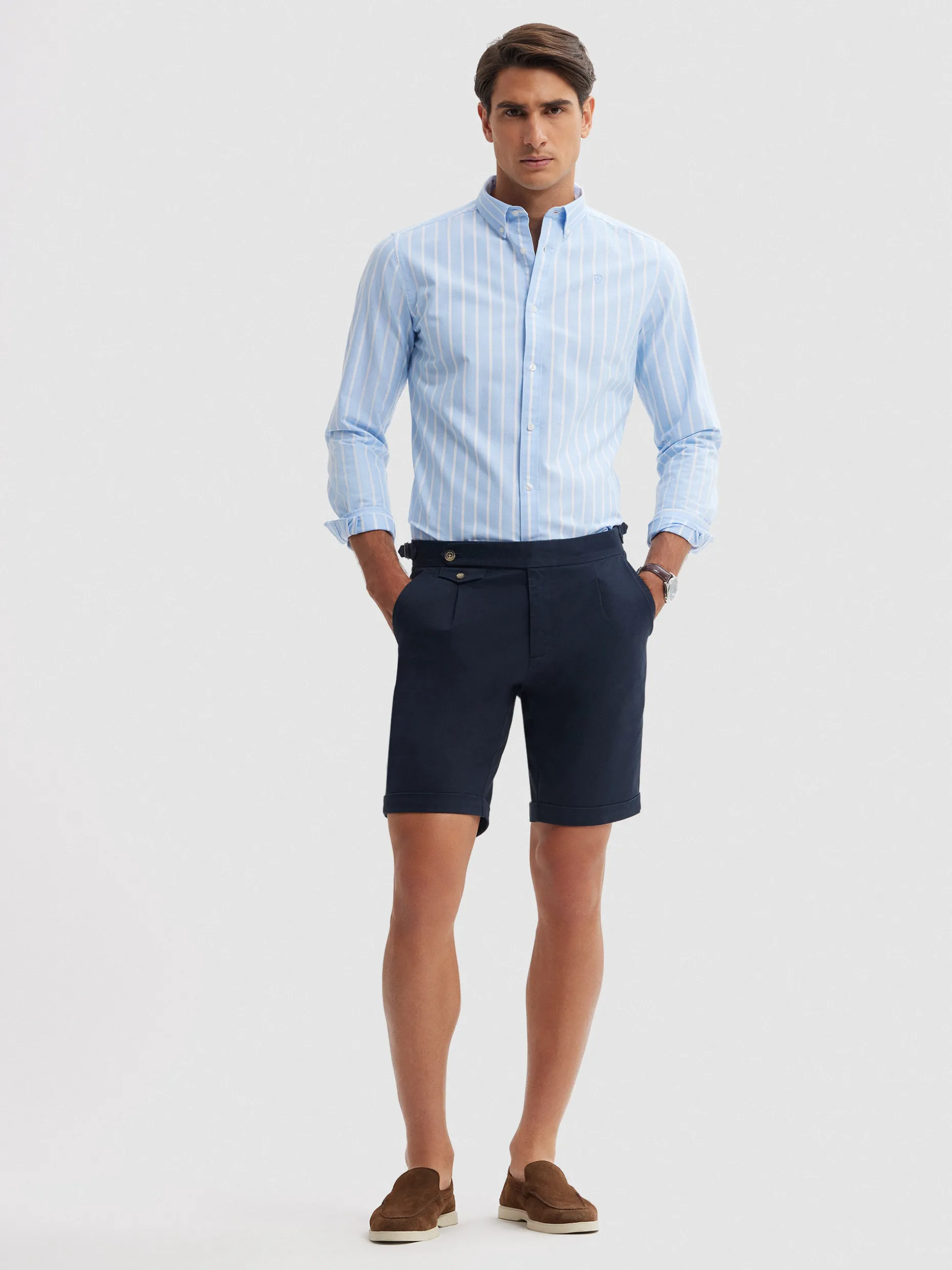 CAMISA OXFORD CLASSIC AZUL