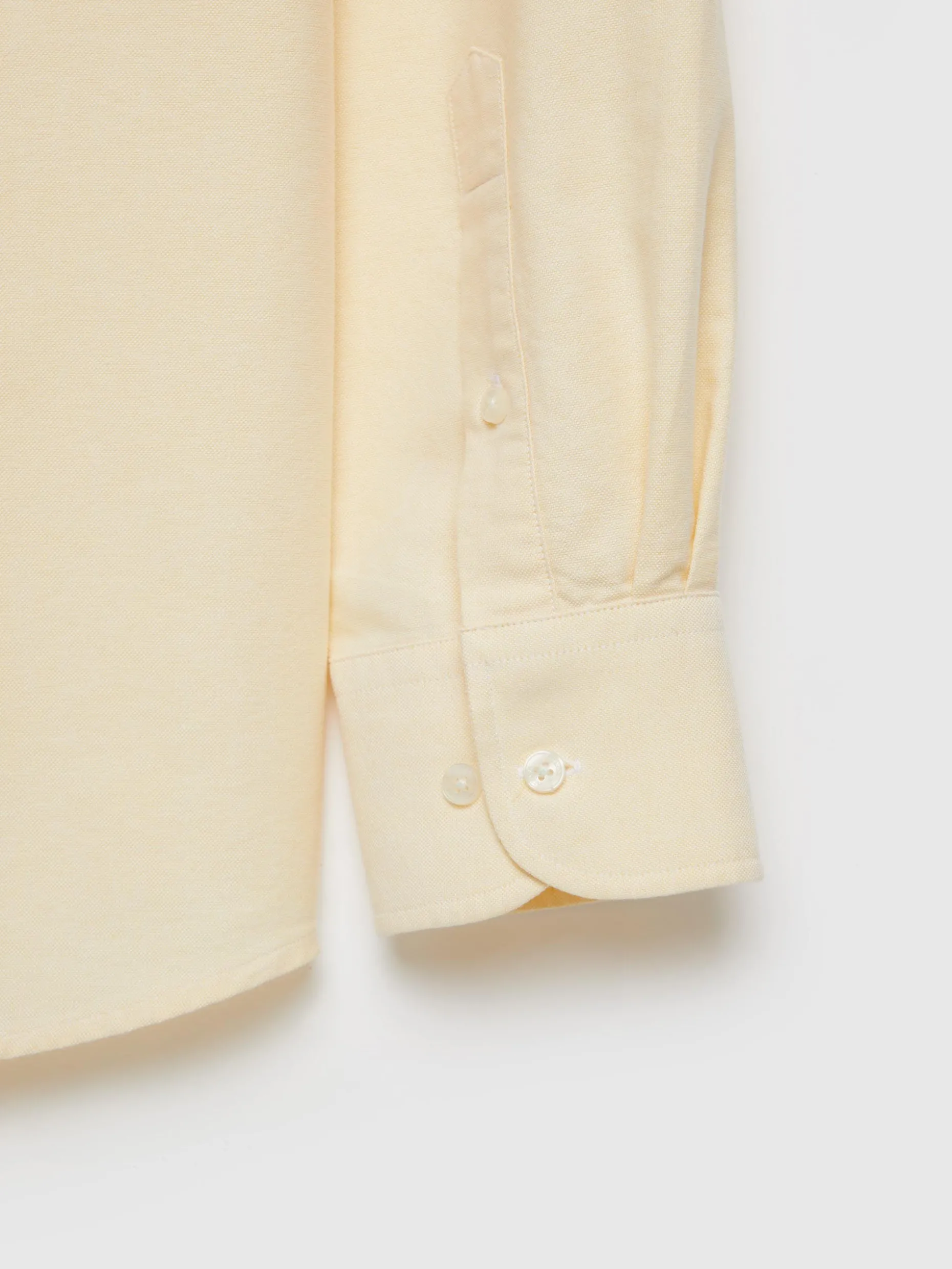 CAMISA OXFORD SOLID AMARILLO