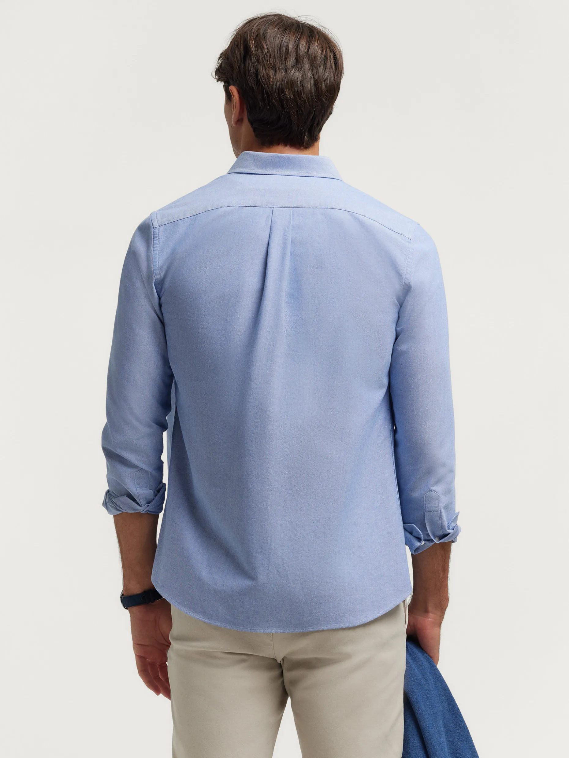 CAMISA OXFORD SOLID AZUL