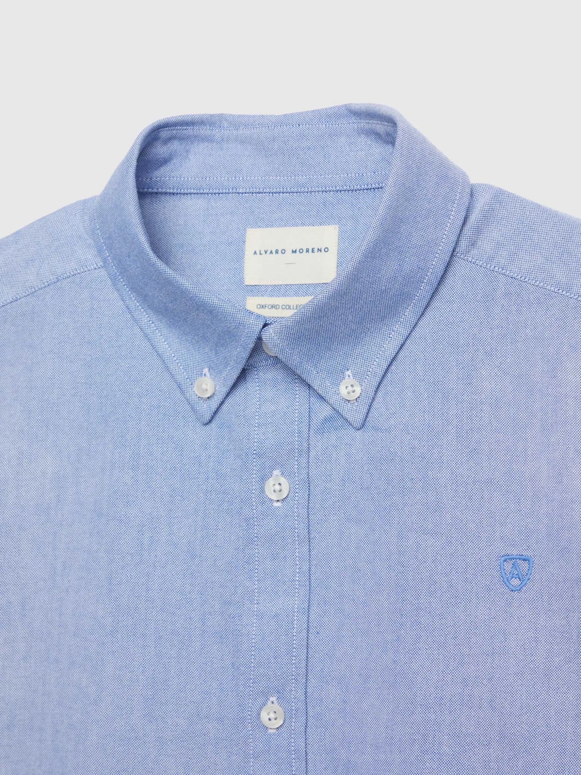 CAMISA OXFORD SOLID AZUL