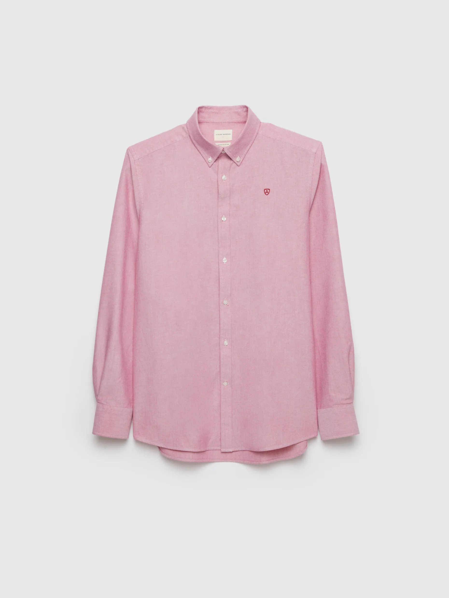 CAMISA OXFORD SOLID BURDEOS