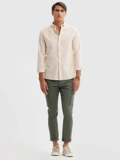 CAMISA OXFORD SUNSET AMARILLO