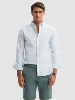 CAMISA OXFORD SUNSET VERDE AGUA