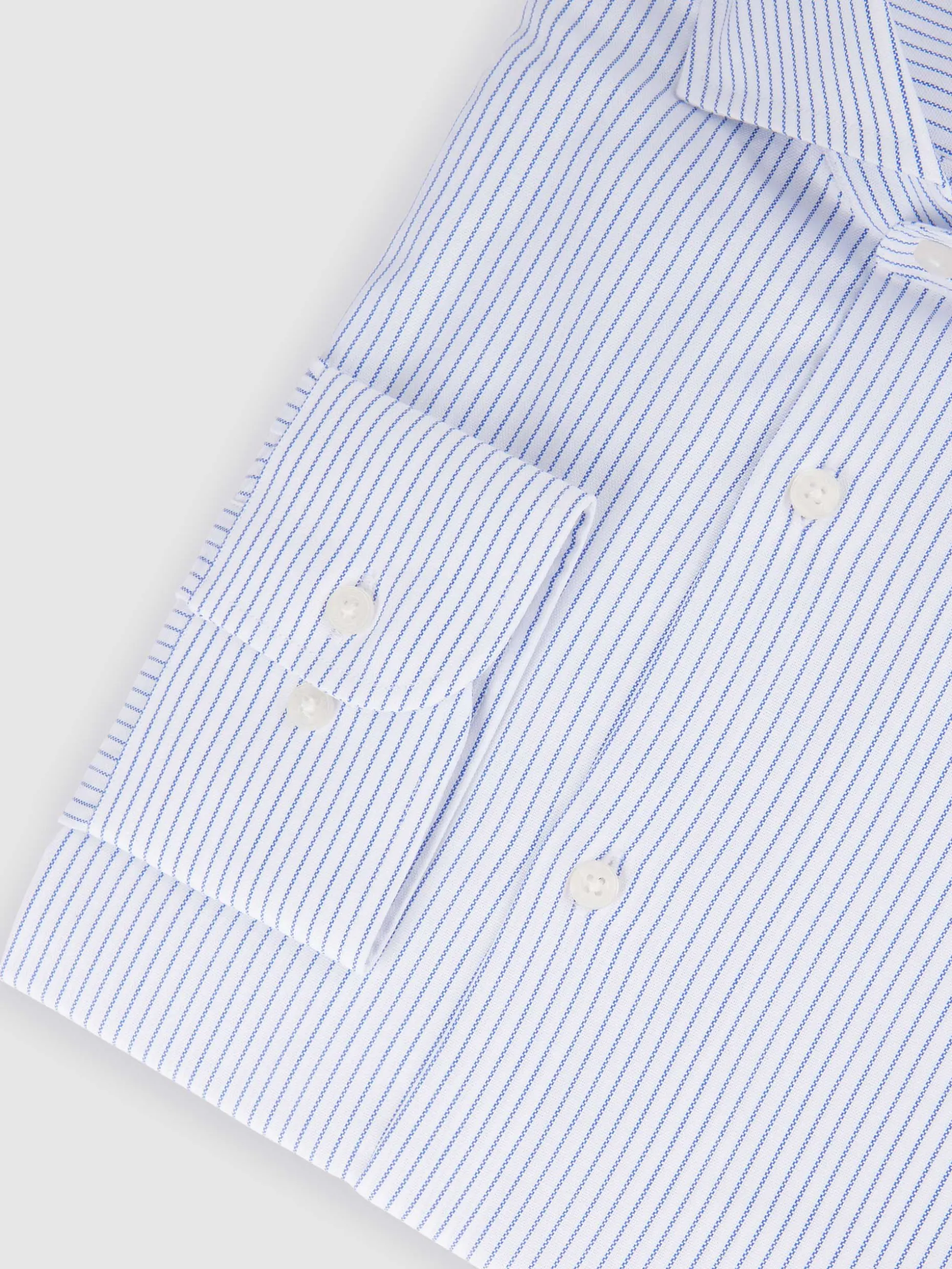 CAMISA P. POINT RAYAS AZUL