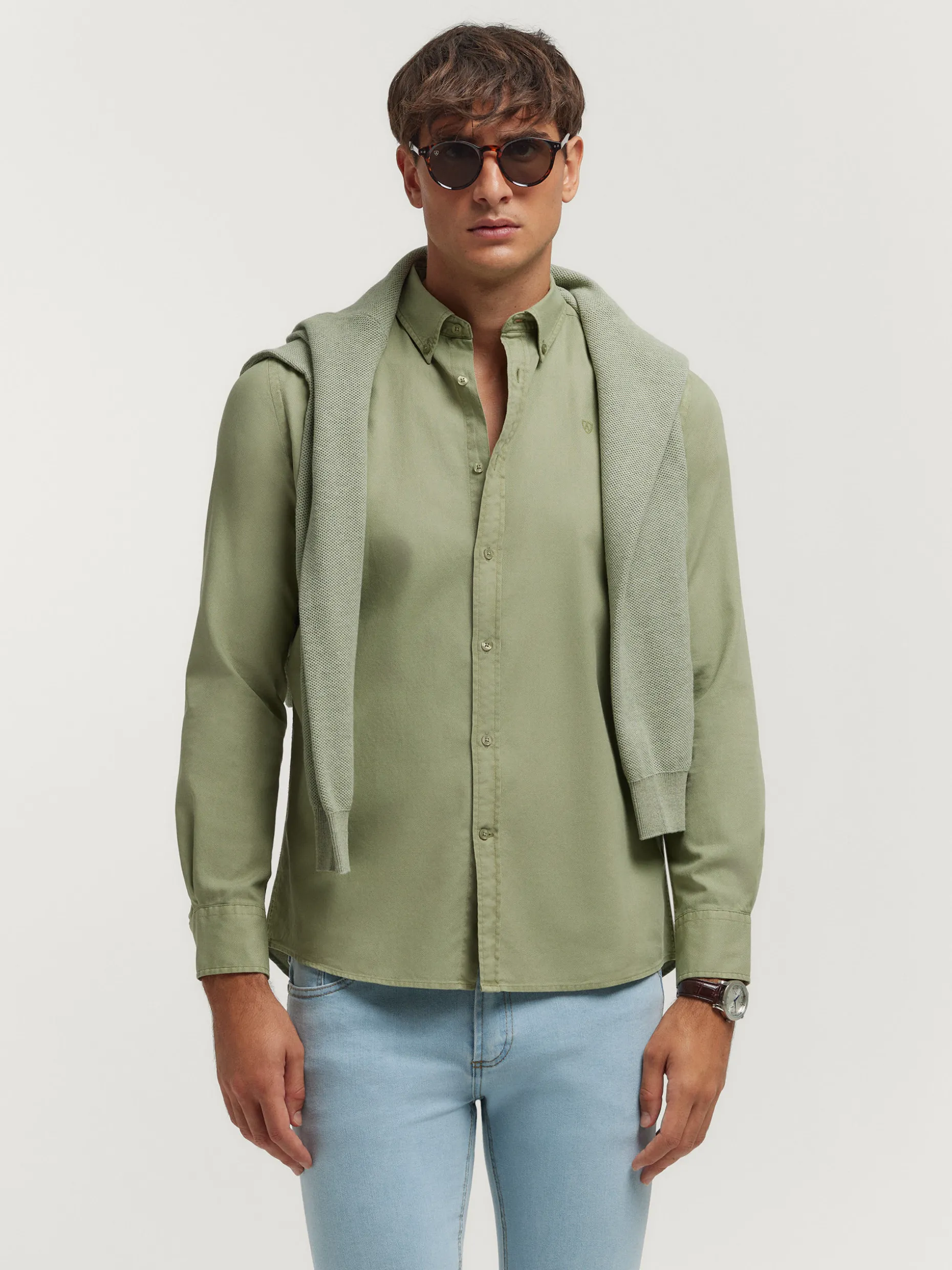 CAMISA PANAMA DYE VERDE