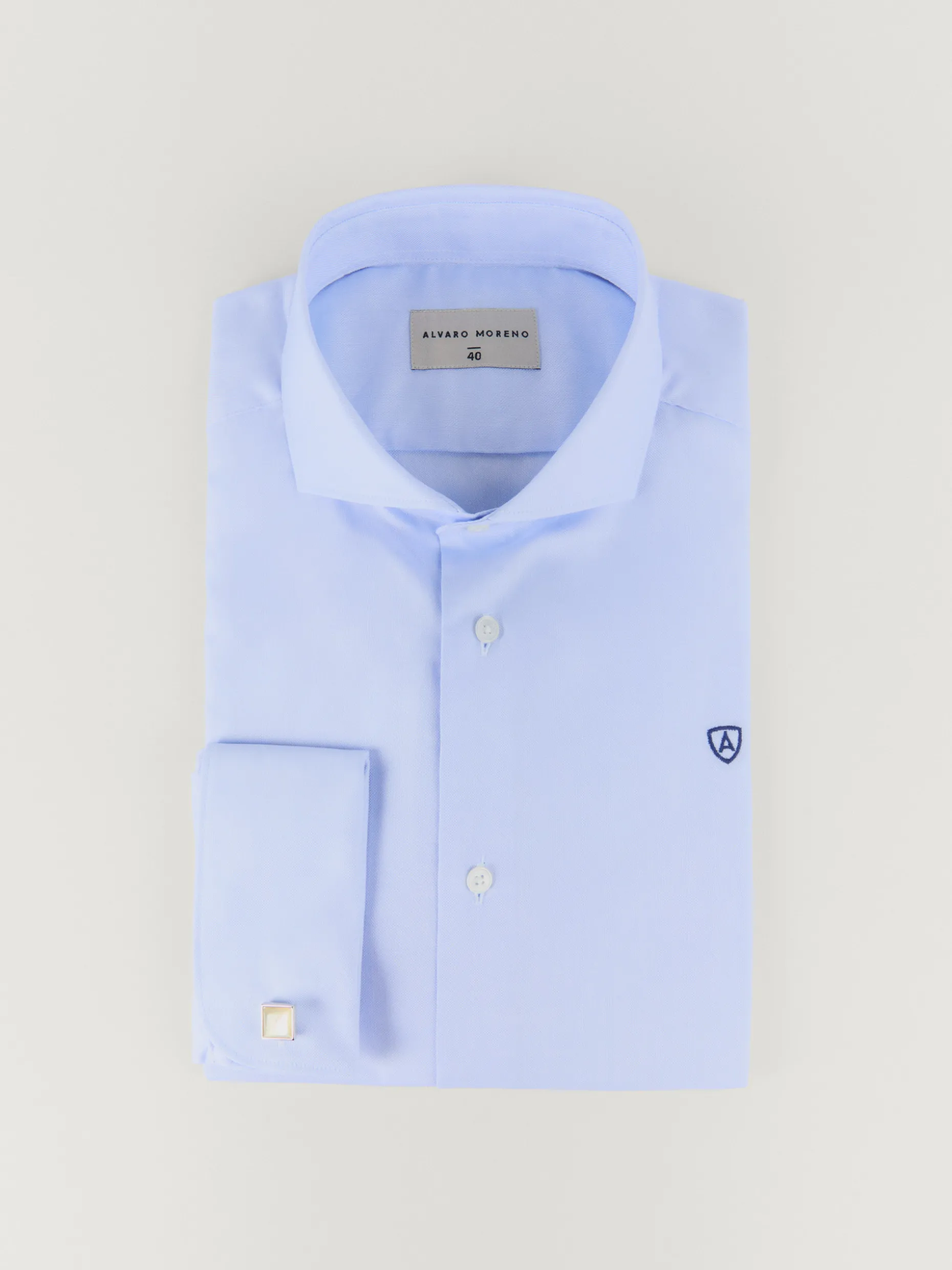 CAMISA PANAMA P.DOBLE CELESTE