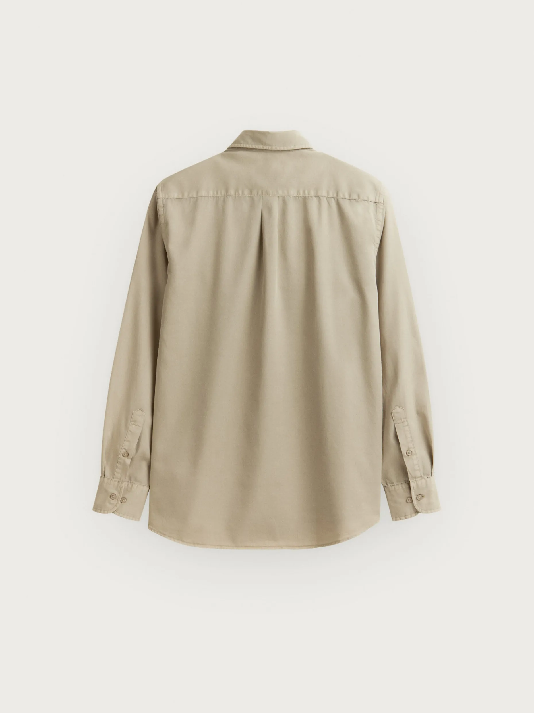 CAMISA TWILL DYE BEIGE