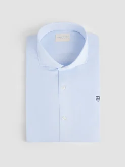 CAMISA VESTIR ESTRUCTURA CELESTE
