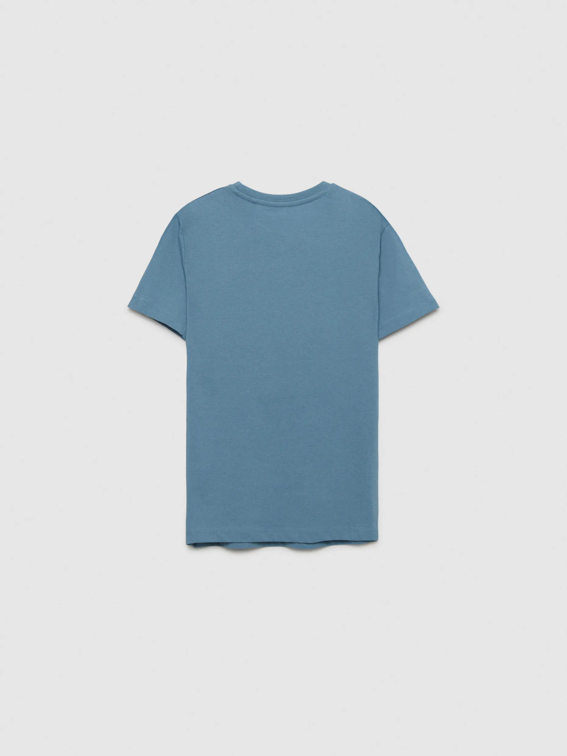 CAMISETA BASIC KIDS CELESTE