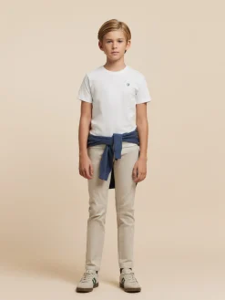 CAMISETA BASICA KIDS BLANCO