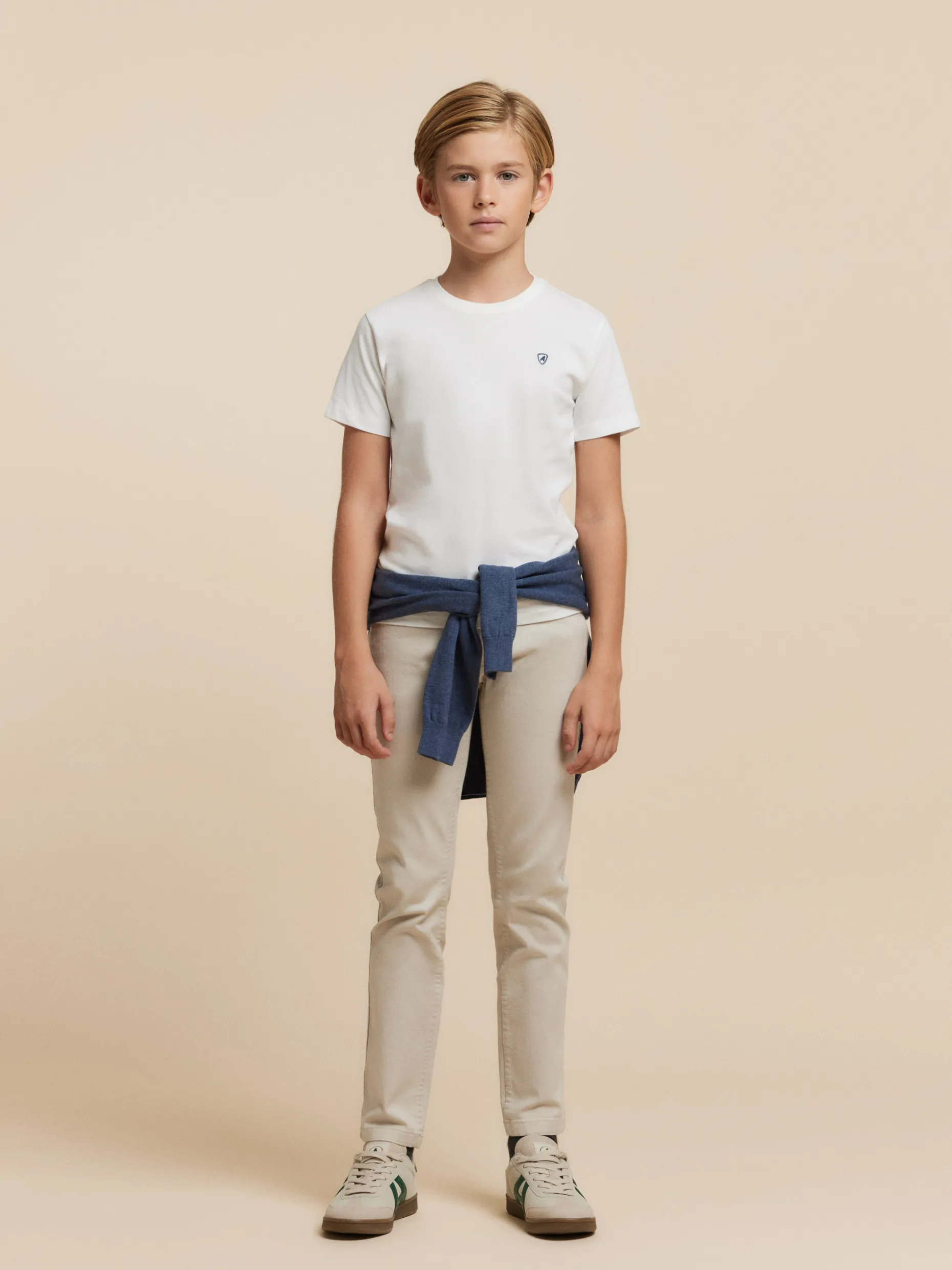 CAMISETA BASICA KIDS BLANCO