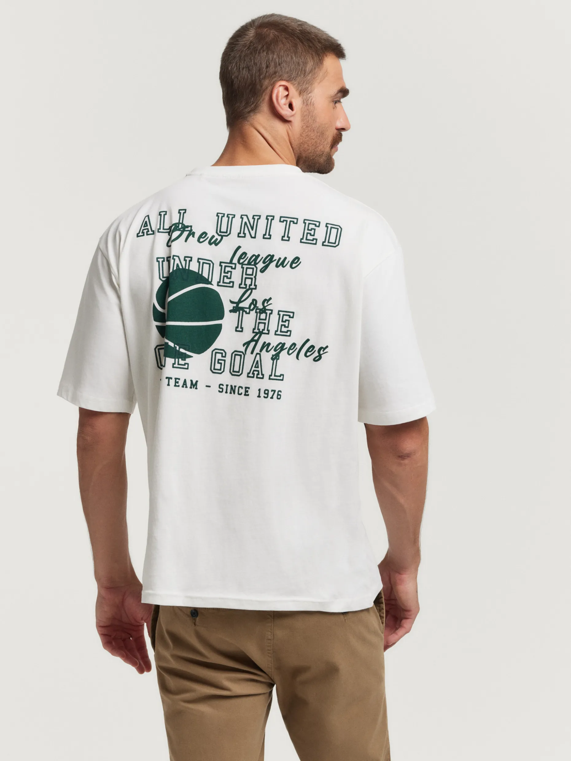 CAMISETA GOAL BLANCO