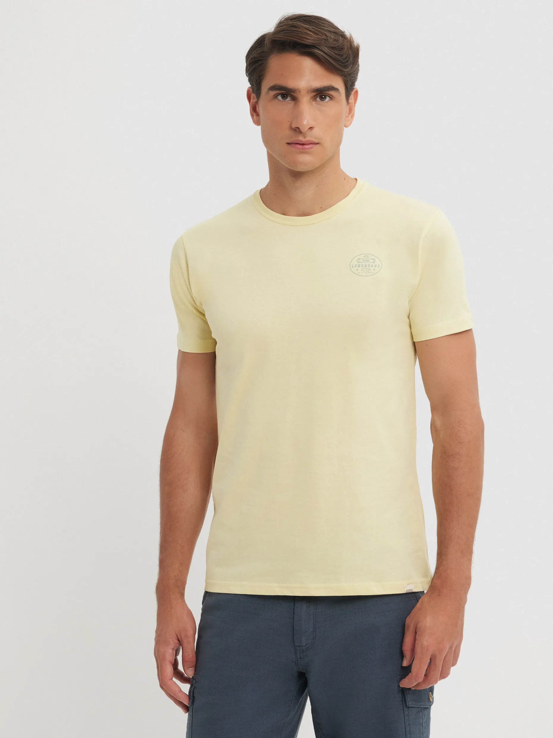 CAMISETA LONGBOARD AMARILLO