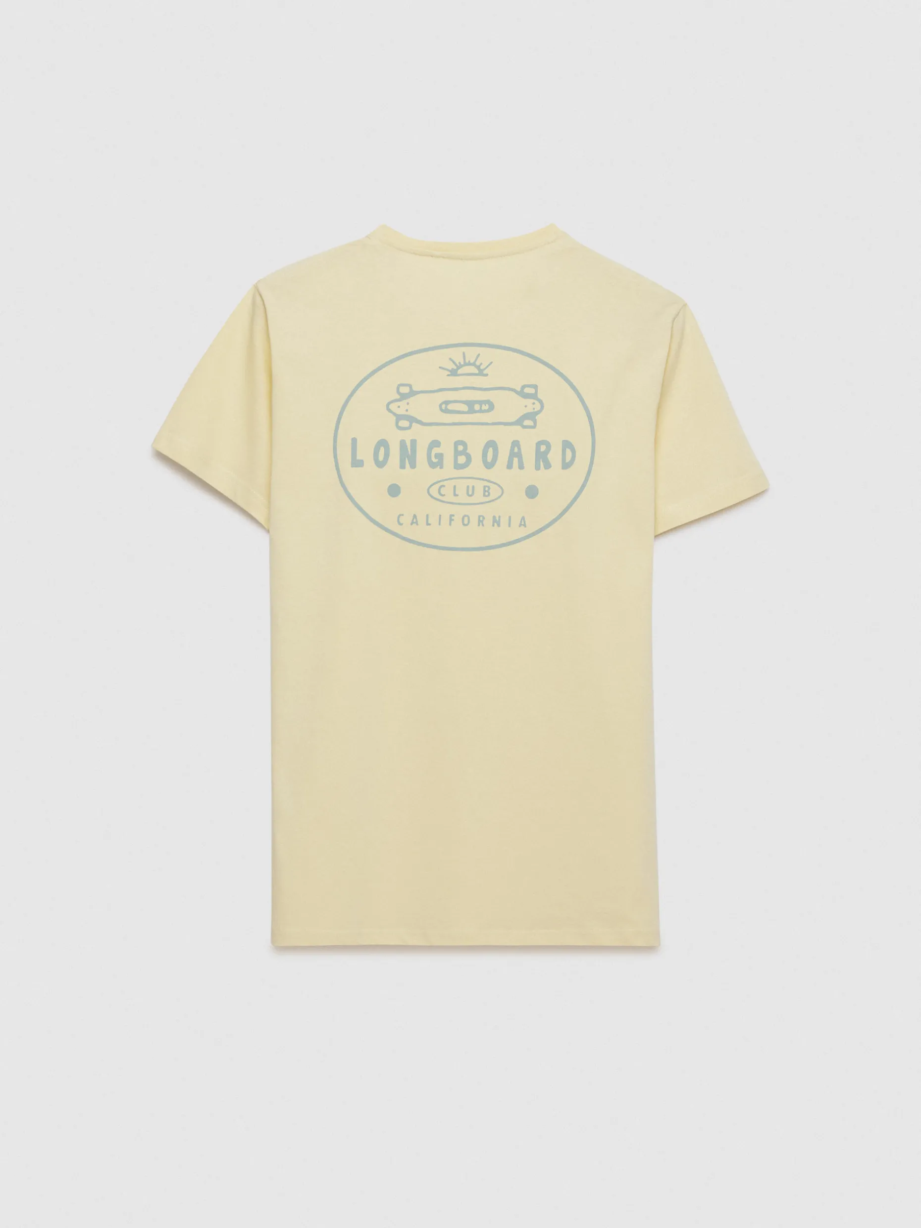 CAMISETA LONGBOARD AMARILLO