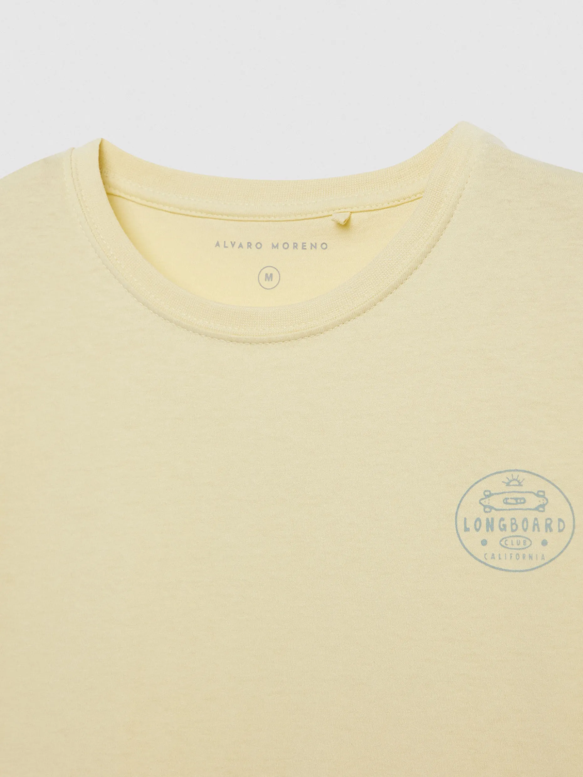 CAMISETA LONGBOARD AMARILLO