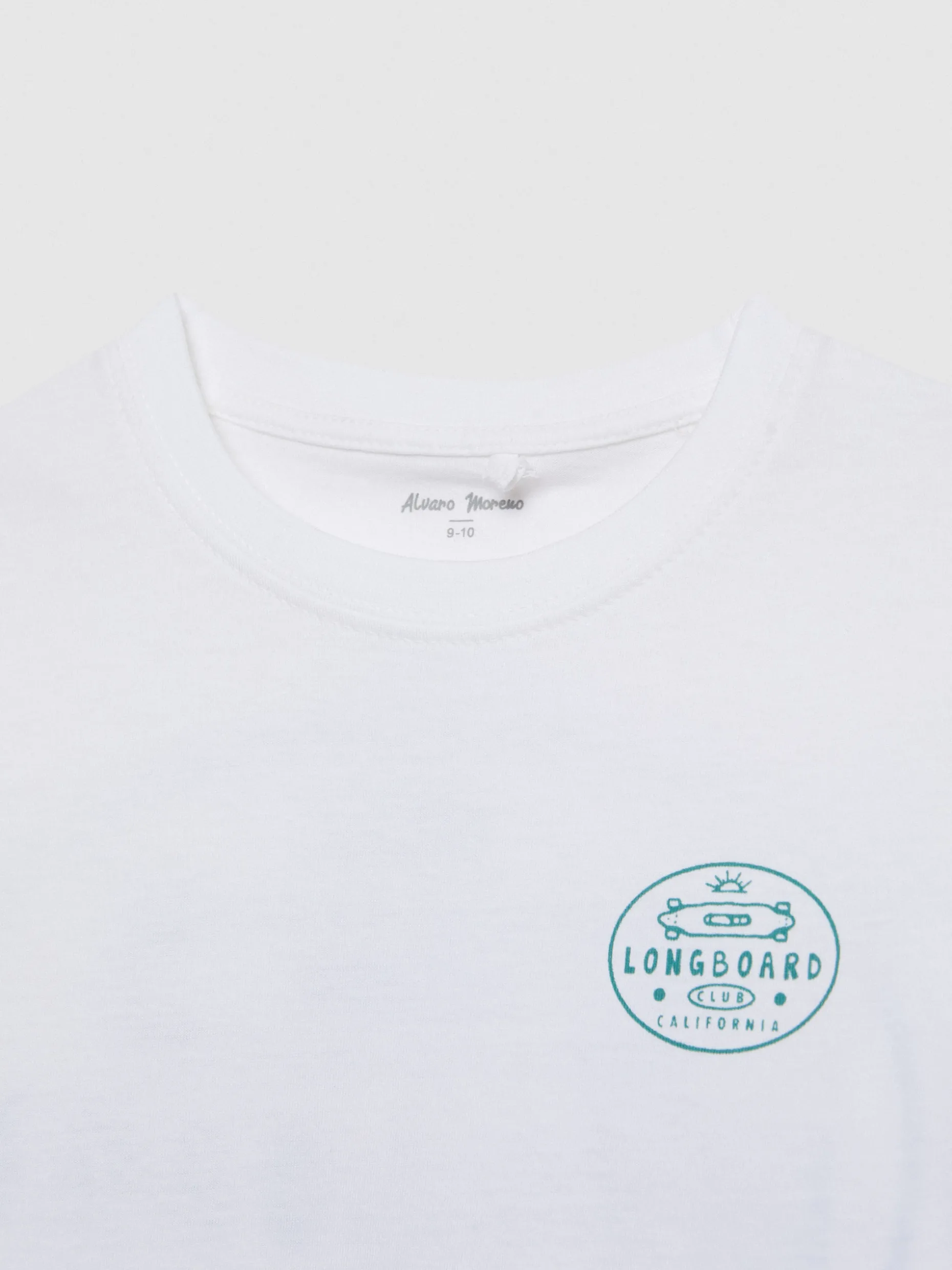 CAMISETA LONGBOARD KIDS BLANCO