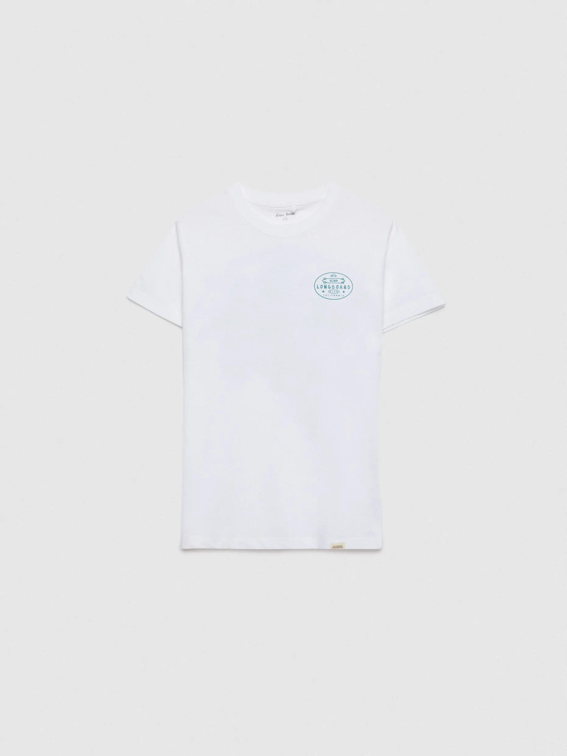 CAMISETA LONGBOARD KIDS BLANCO