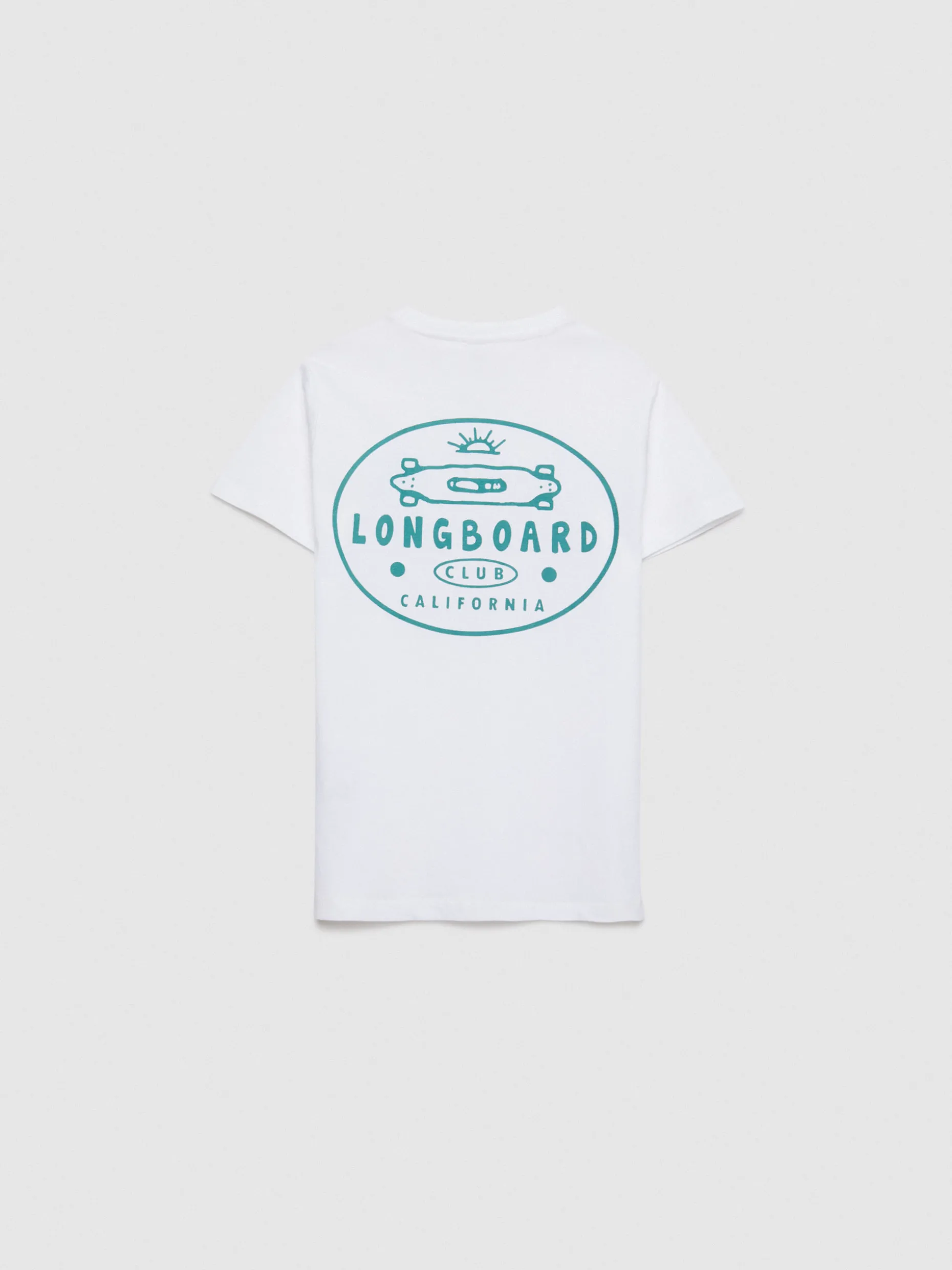 CAMISETA LONGBOARD KIDS BLANCO
