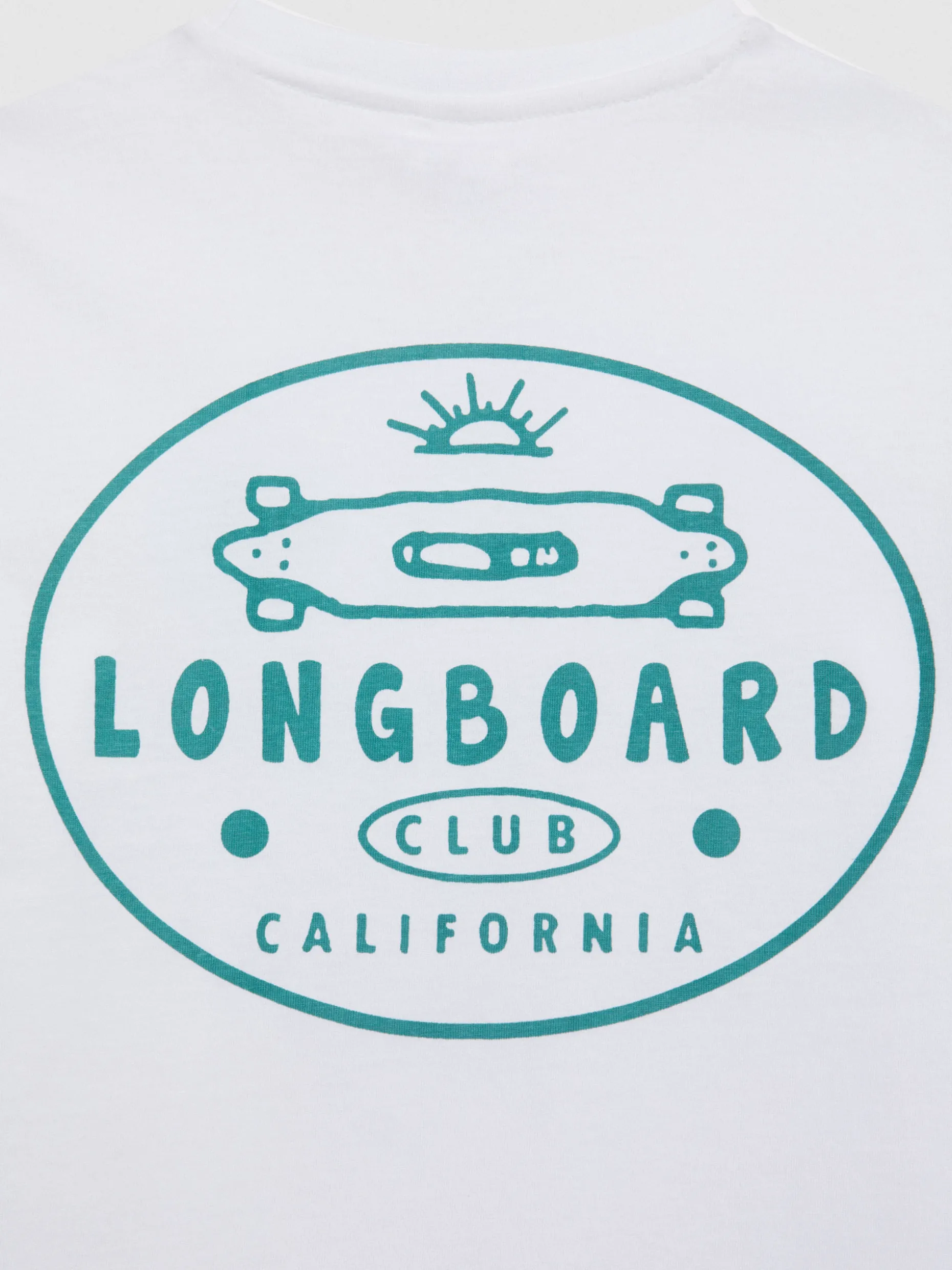 CAMISETA LONGBOARD KIDS BLANCO