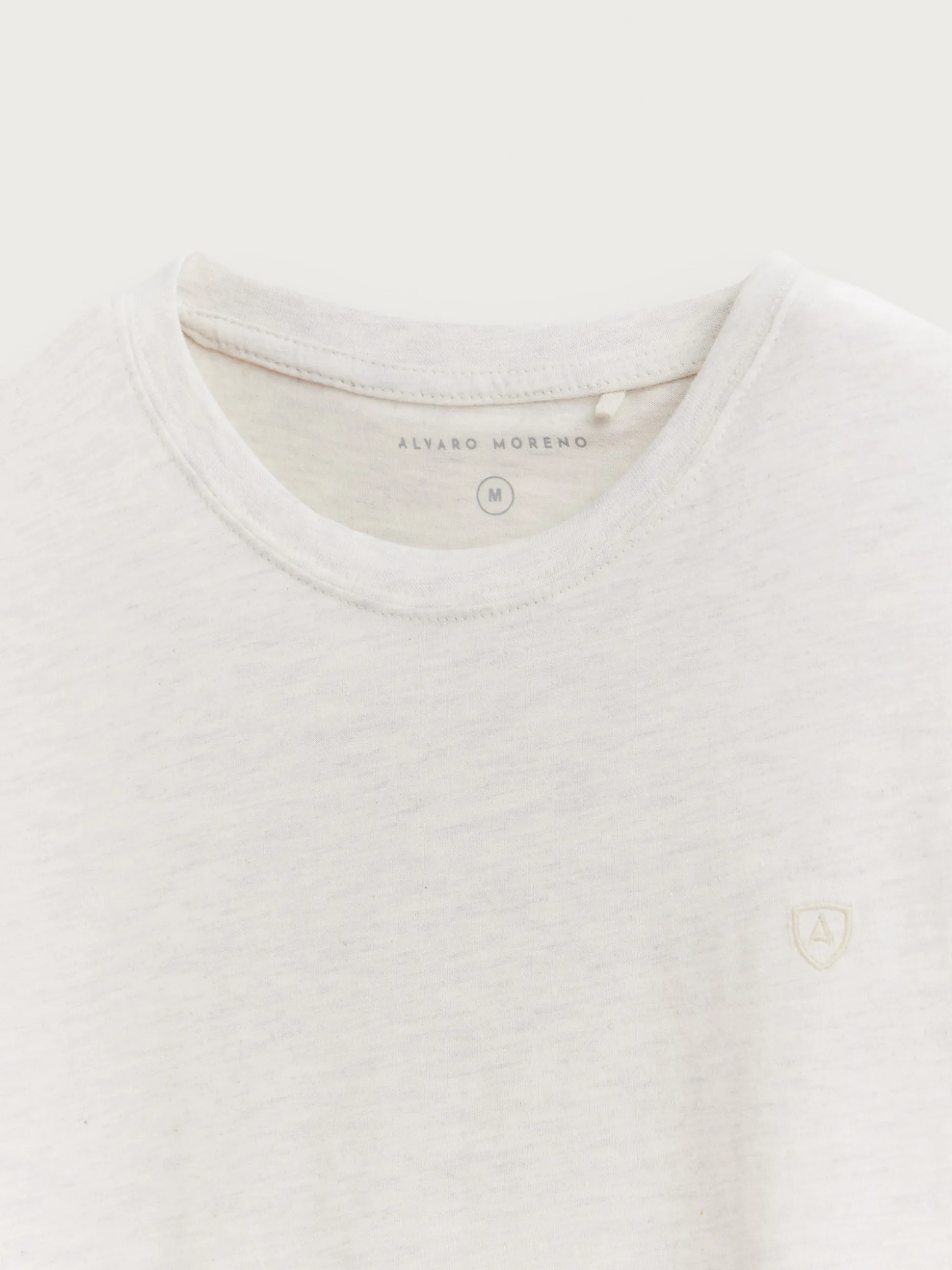 CAMISETA MELANGE CRUDO
