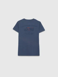 CAMISETA MOTOR KIDS AZUL