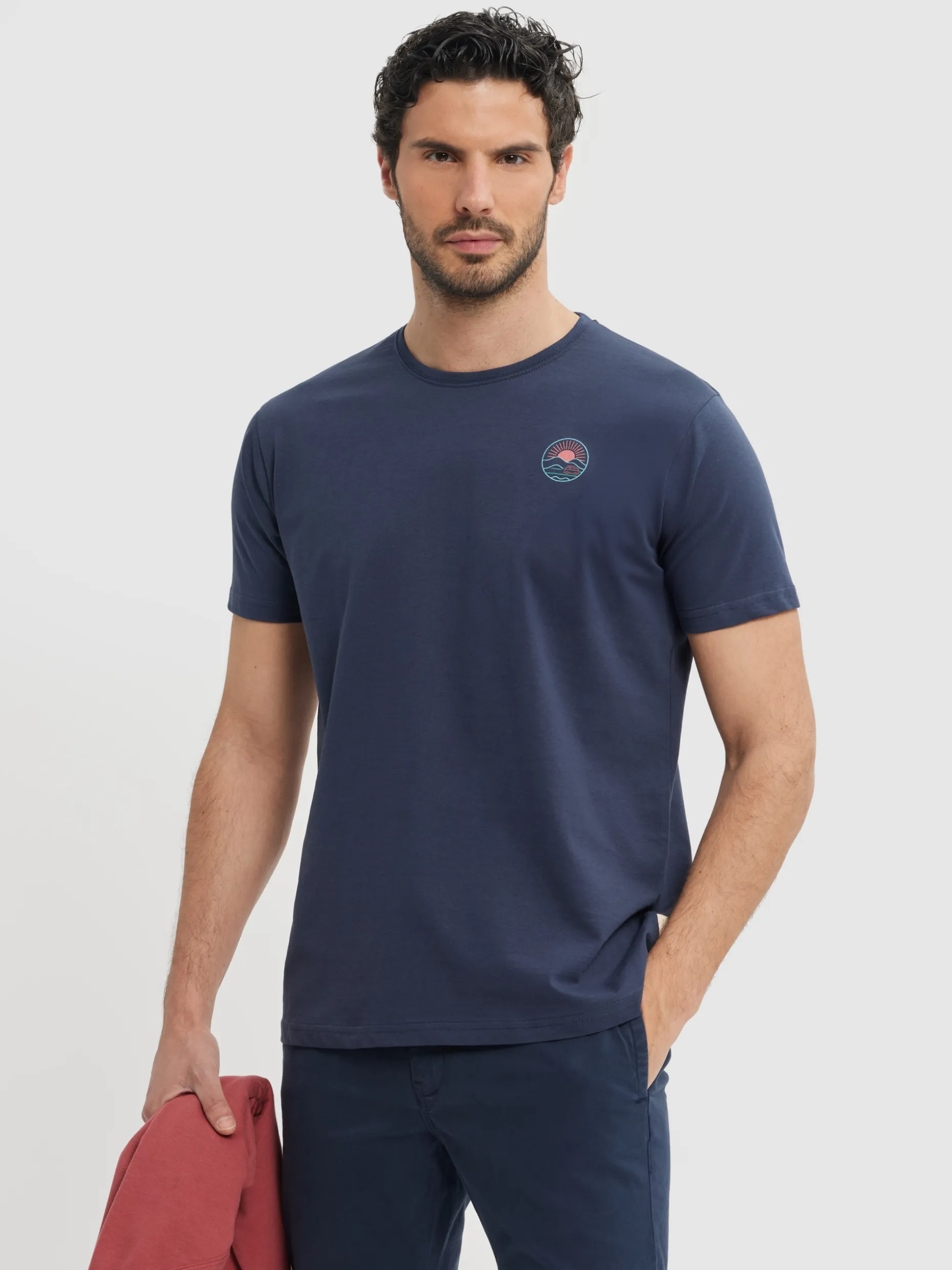 CAMISETA SUNSET AZUL MARINO