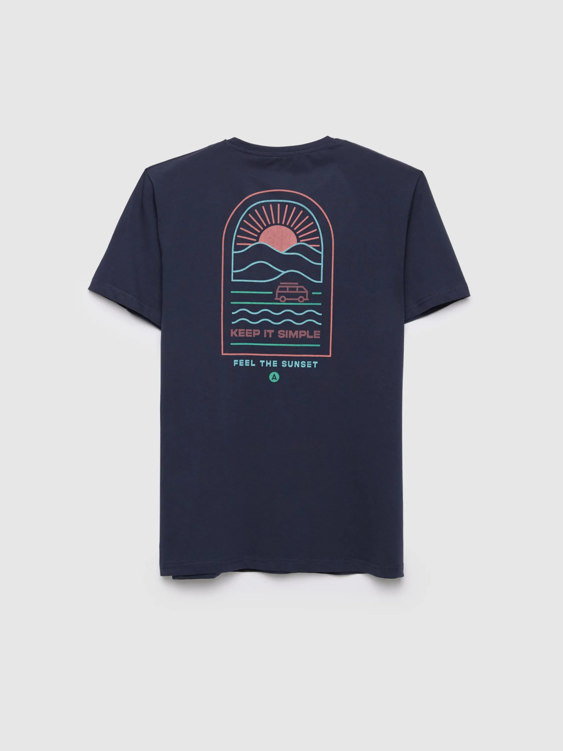 CAMISETA SUNSET AZUL MARINO