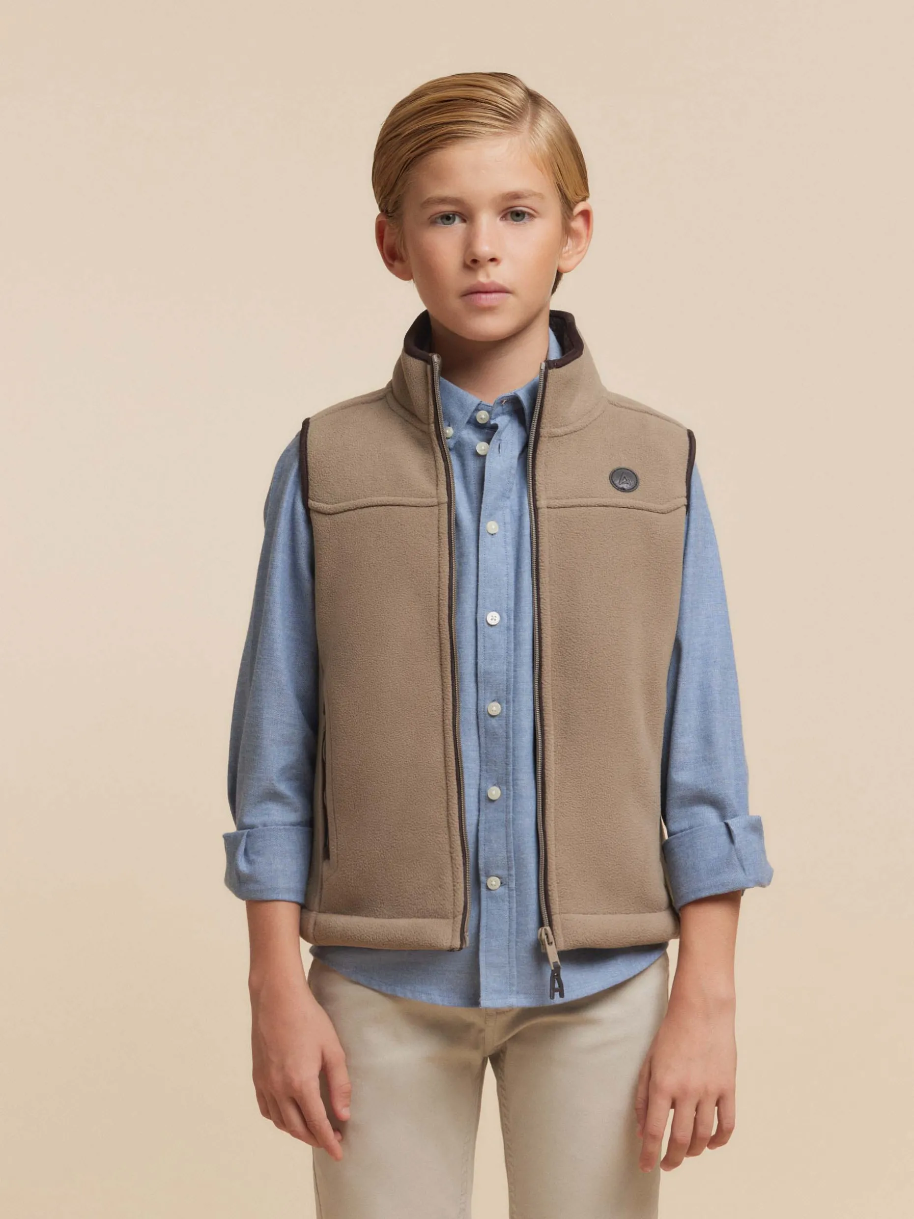 CHALECO SIERRA KIDS BEIGE