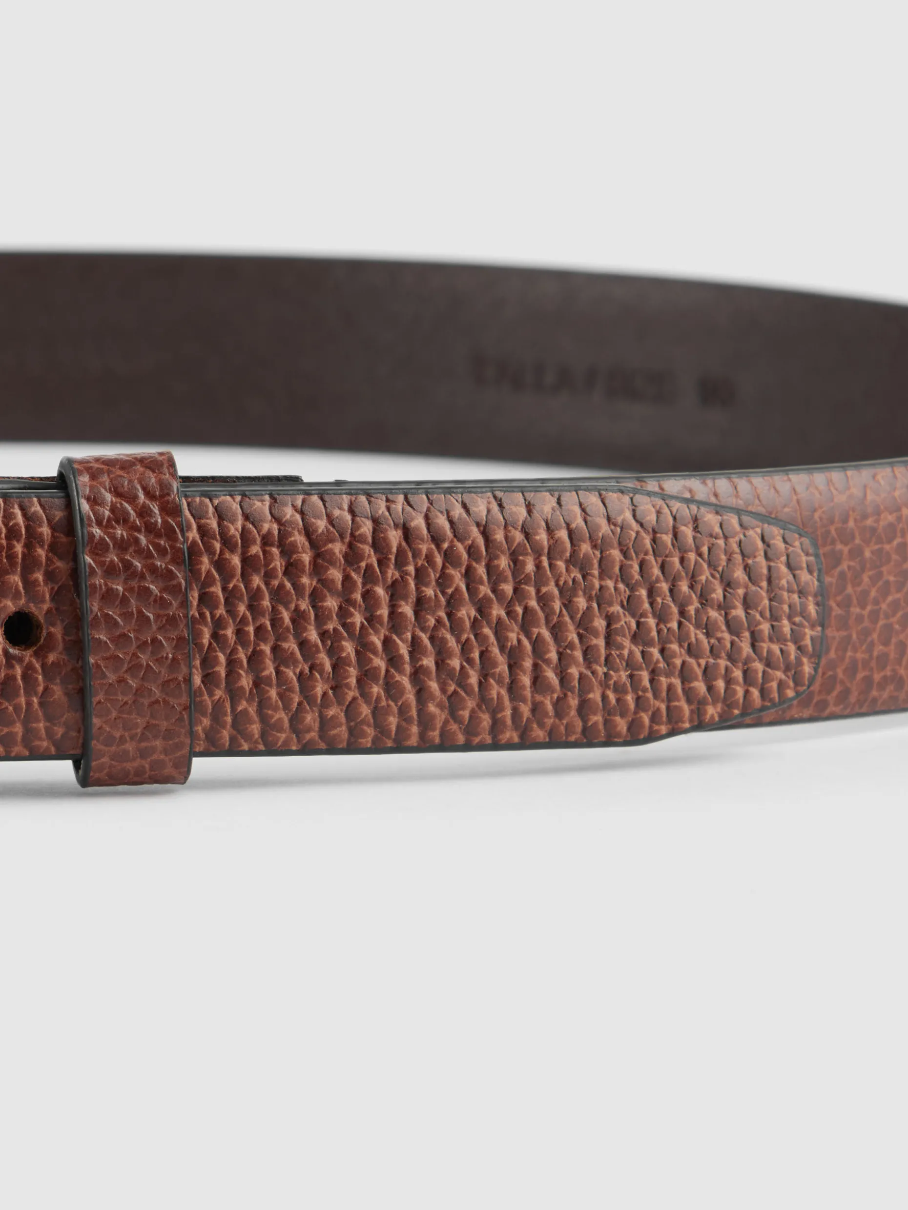 CINTURON VESTIR LEATHER MARRÓN