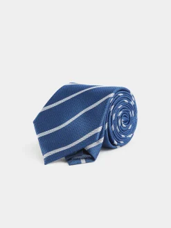 CORBATA JACQUARD MF AZUL