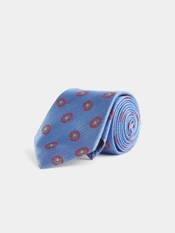 CORBATA JACQUARD MF AZUL