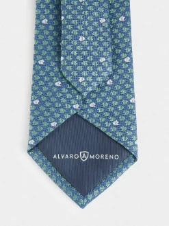 CORBATA JACQUARD MF AZUL