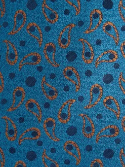 CORBATA JACQUARD MF AZUL