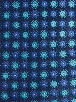 CORBATA JACQUARD MF AZUL MARINO