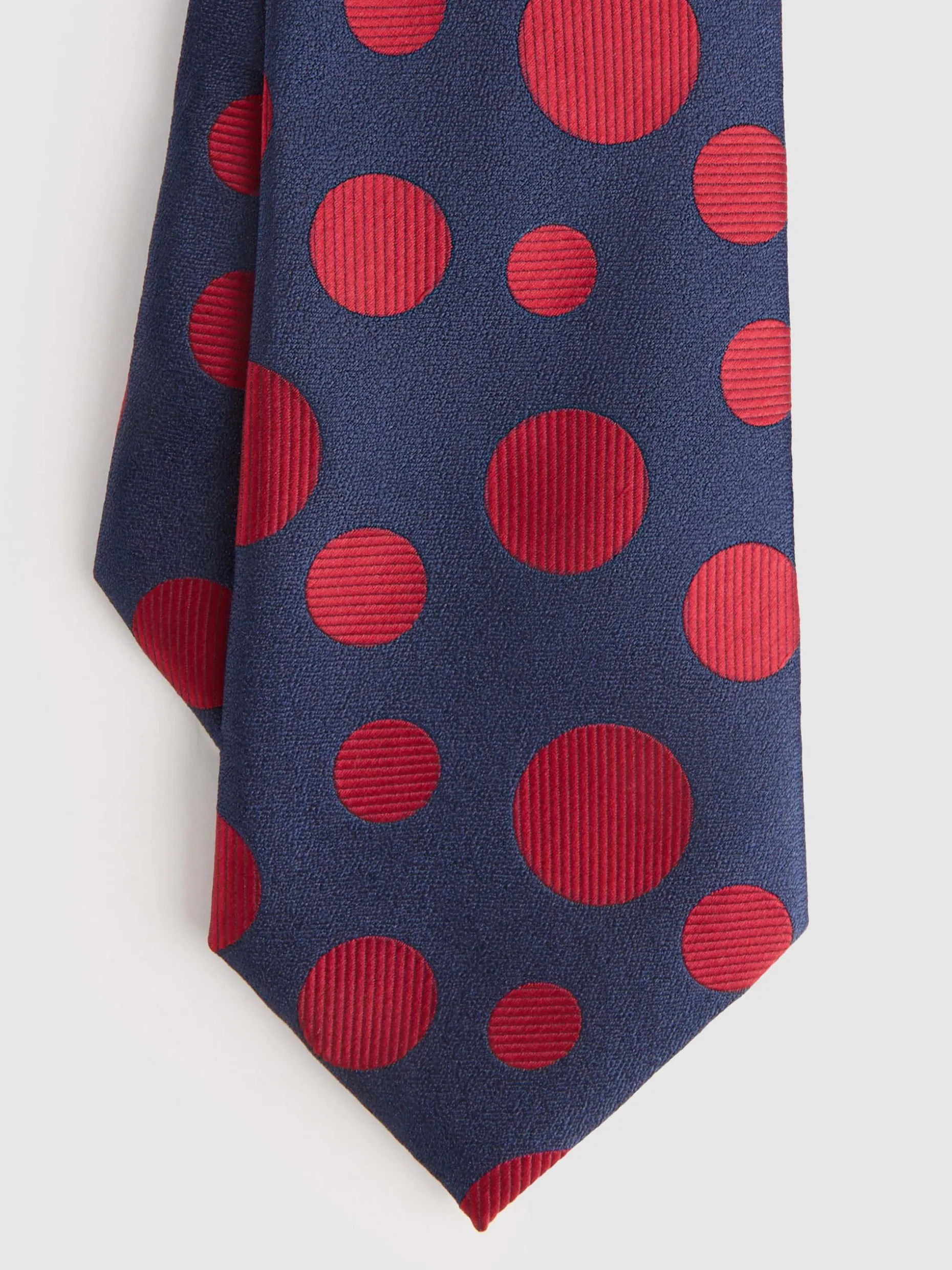 CORBATA JACQUARD MF AZUL MARINO