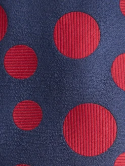 CORBATA JACQUARD MF AZUL MARINO