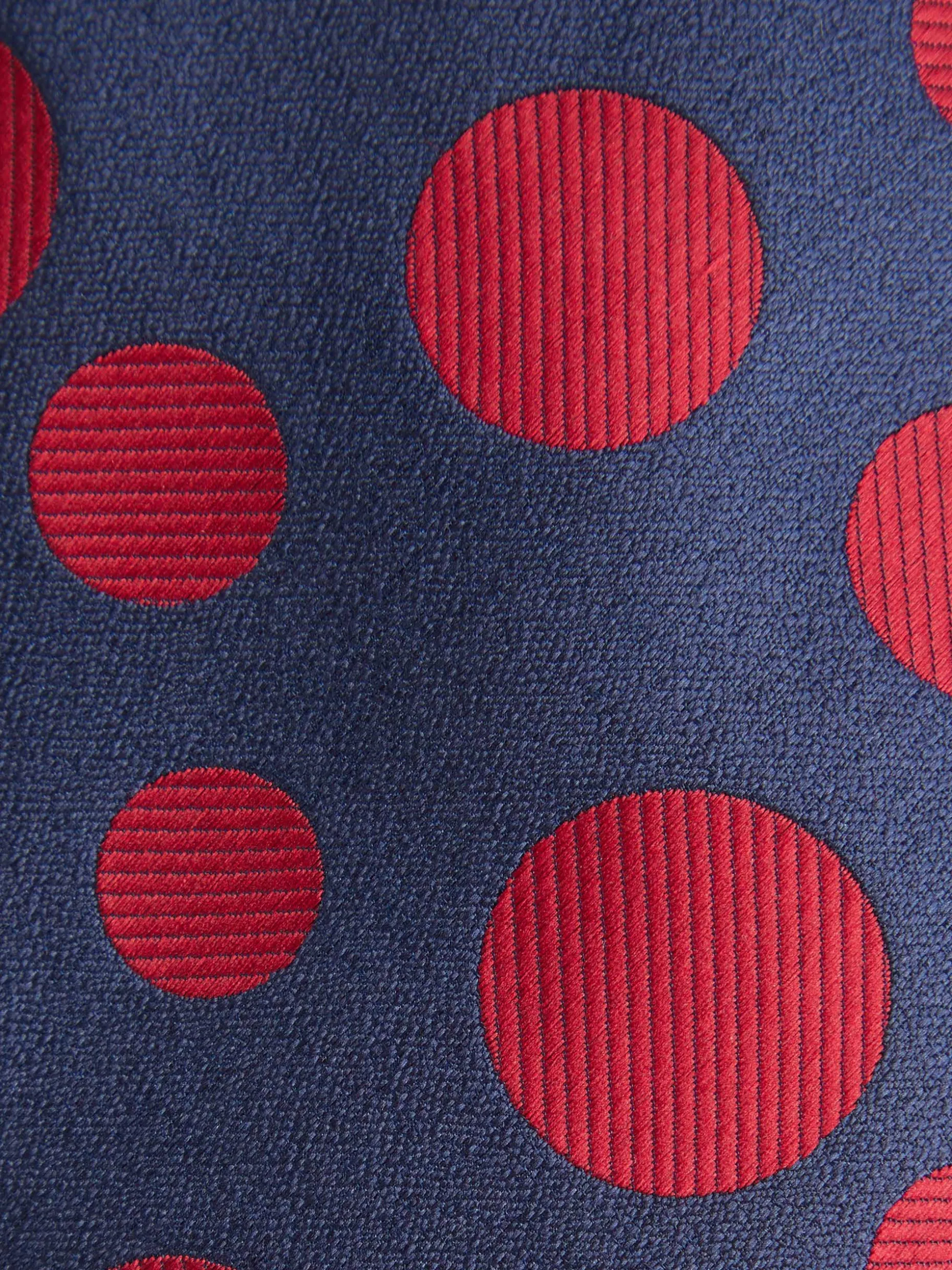 CORBATA JACQUARD MF AZUL MARINO