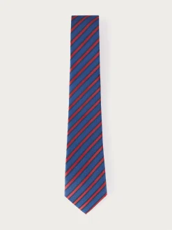 CORBATA JACQUARD MF AZUL MARINO